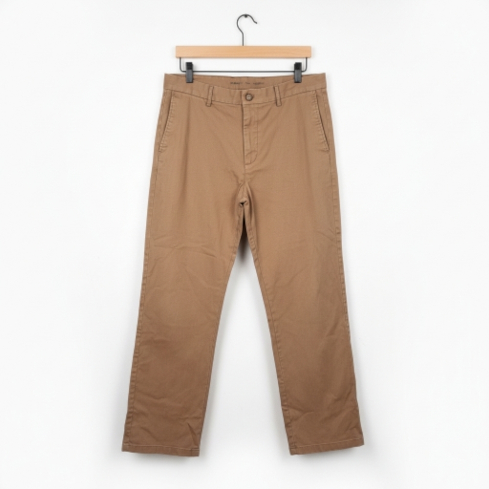Old Navy Loose Built-In Flex Rotation Chino Pants in Tan Size 34x33